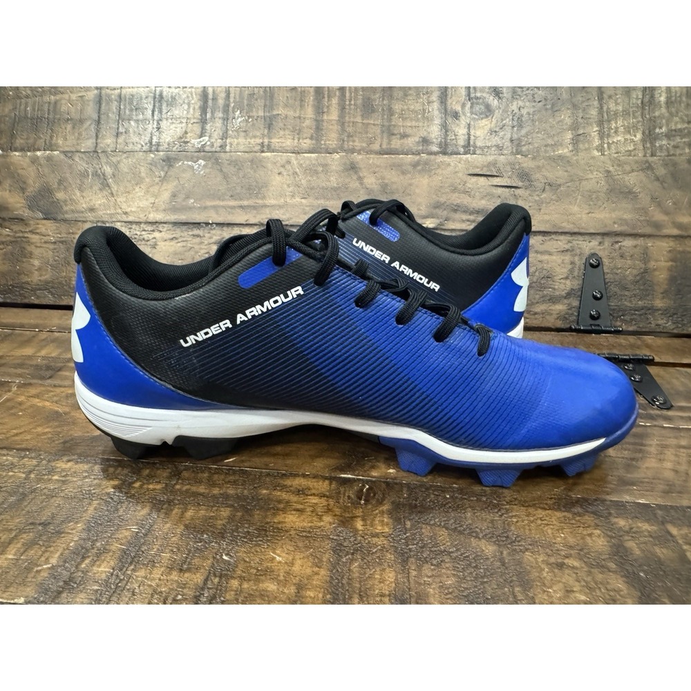 Under Armour UA Leadoff Low RM Baseball Cleats- Men's Shoe Size 12 Blue Used - Picture 9 of 10